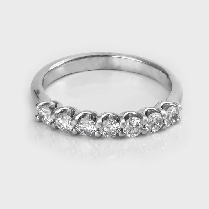 White diamonds half eternity ring (0.5 ct.tw)