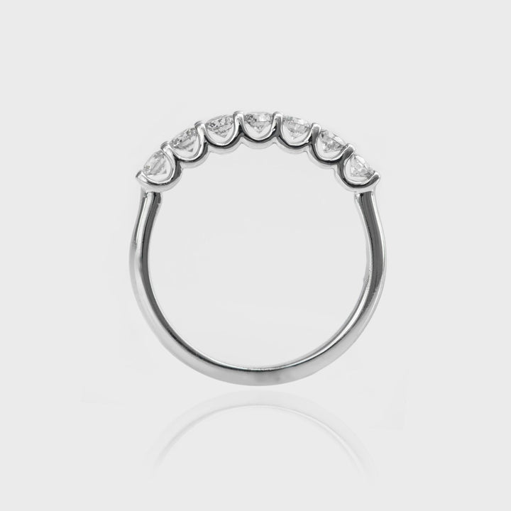 White diamonds half eternity ring (0.5 ct.tw)