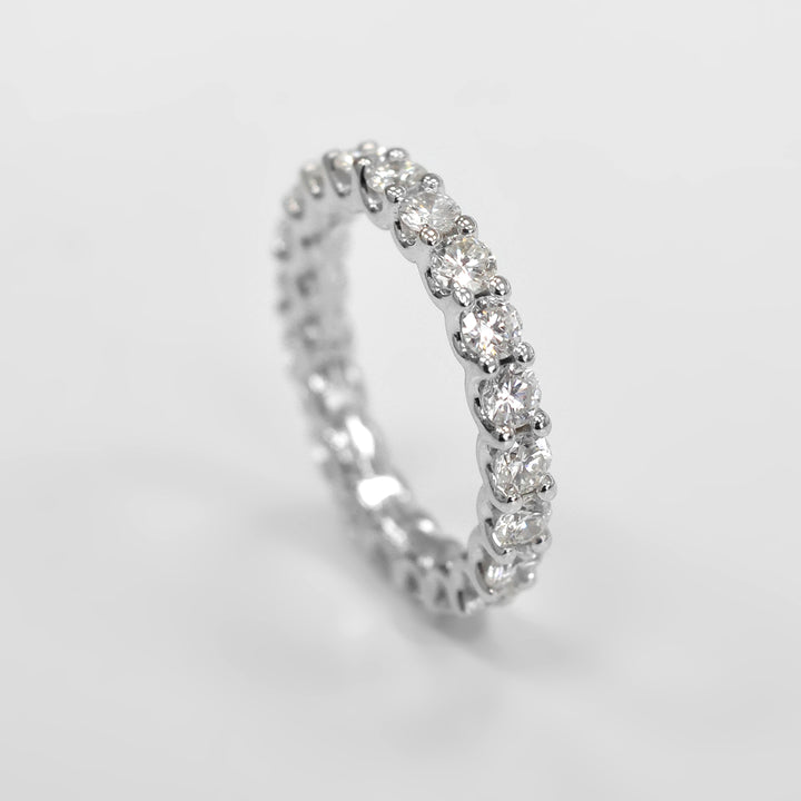 Classic White Gold Eternity Ring