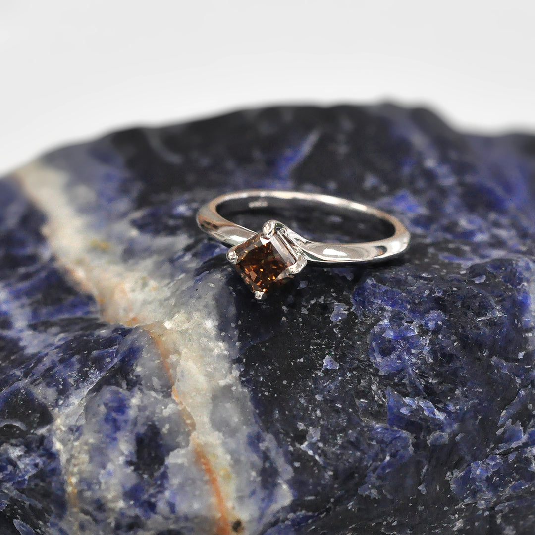 Fancy Chocolate Engagement Ring Solitaire