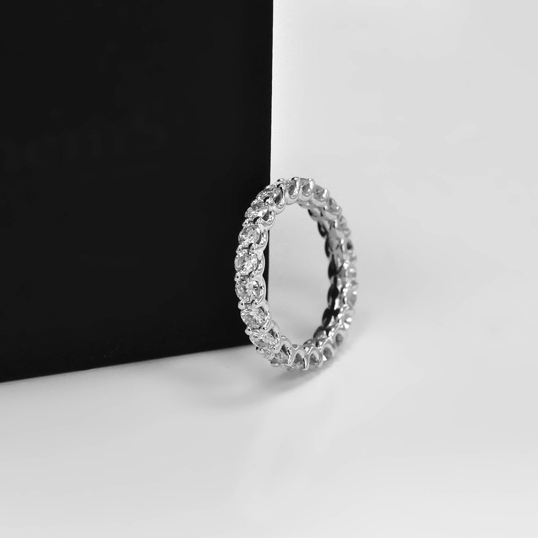 Classic White Gold Eternity Ring