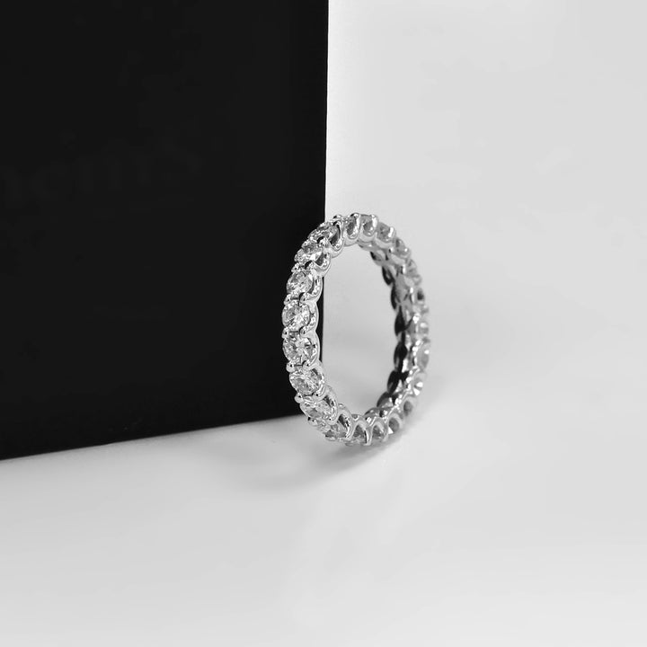 Classic White Gold Eternity Ring