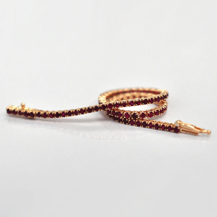 Rose Gold Ruby Tennis bracelet (2.0 ct. tw.)