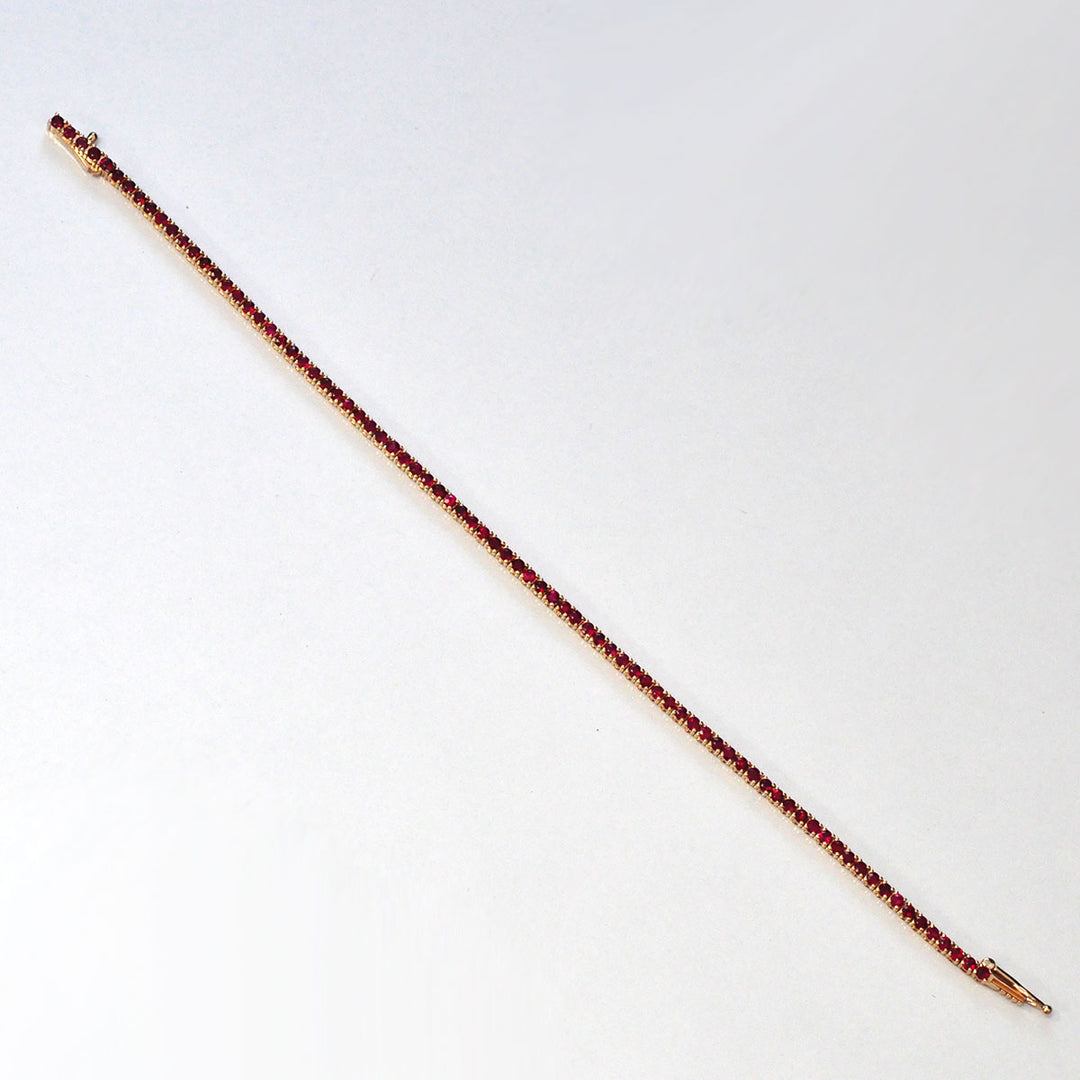 Rose Gold Ruby Tennis bracelet (2.0 ct. tw.)