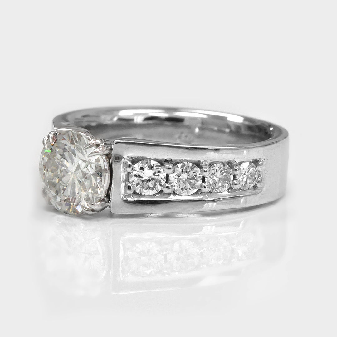 Chunky Diamond Statement Ring