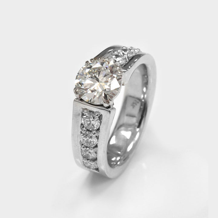 Chunky Diamond Statement Ring