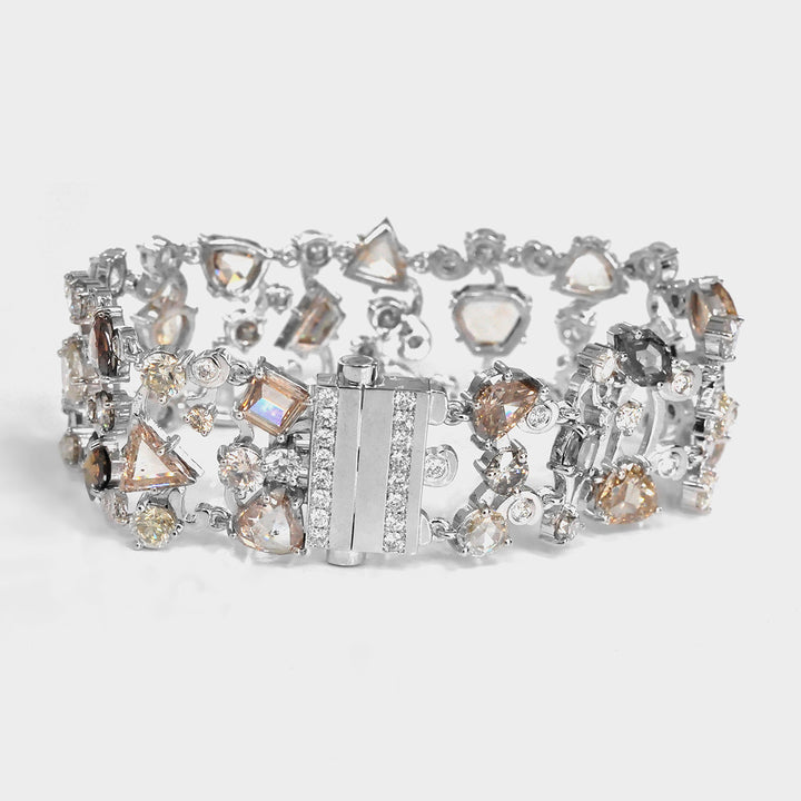 One of a Kind Fancy Color Diamonds Bracelet