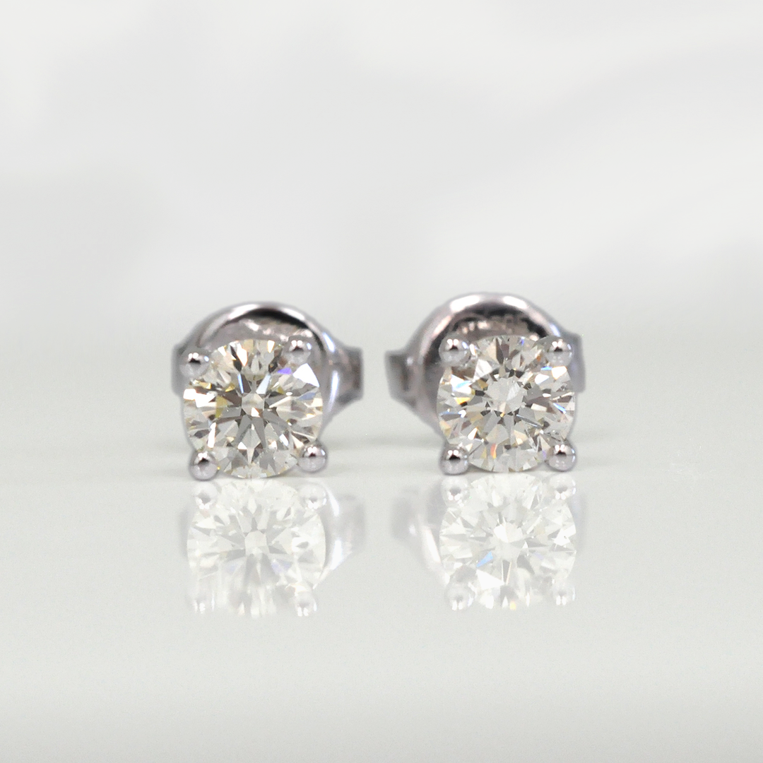Classic Stud Diamond Earrings