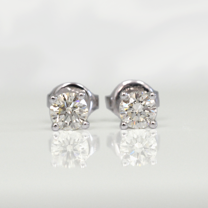 Classic Stud Diamond Earrings