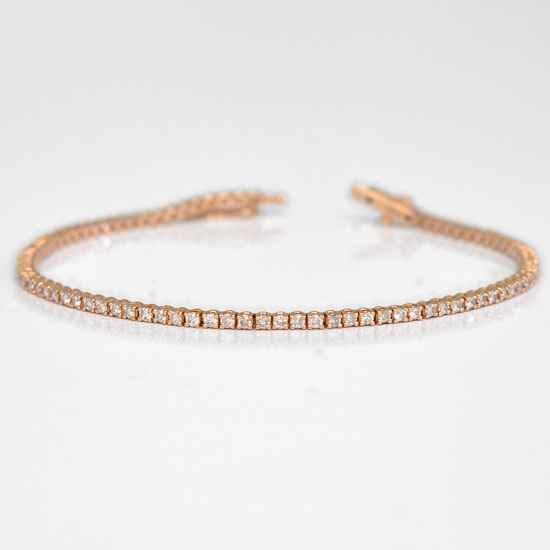 Rose Gold Tennis bracelet (1.3ct. tw.)
