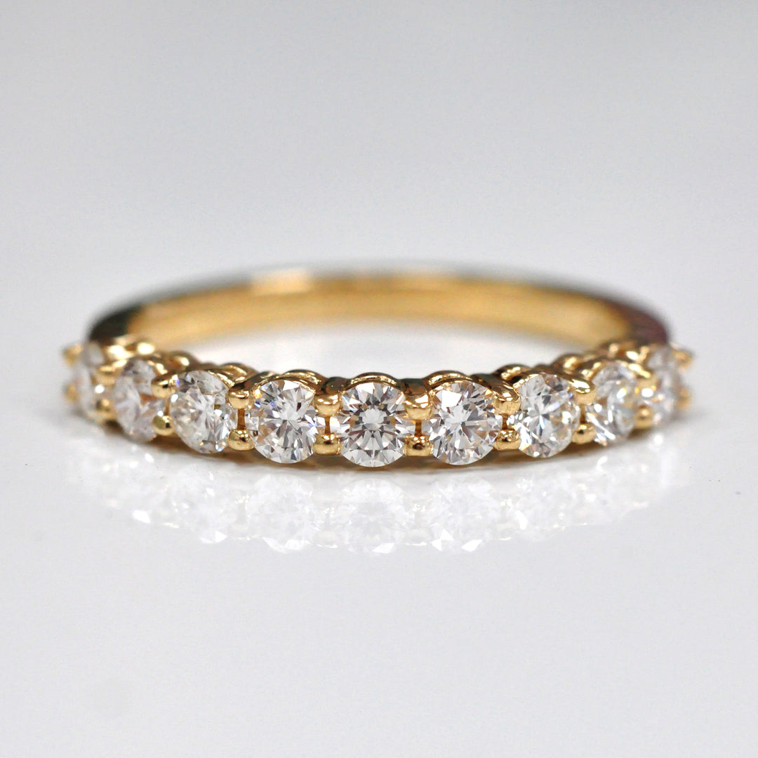 Nine Diamonds Half Eternity Ring (1.0 ct. tw.)