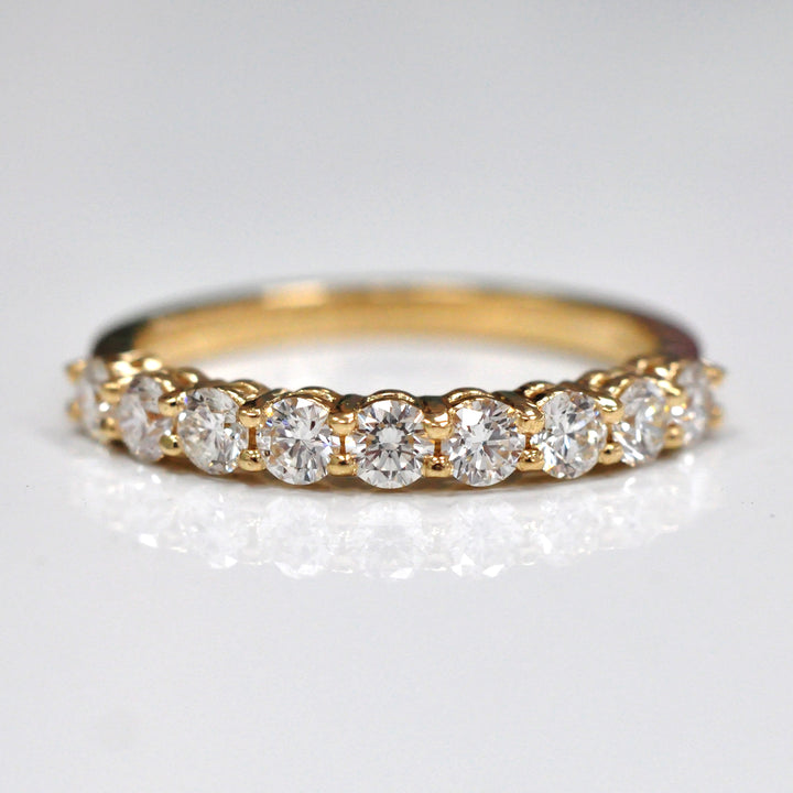 Nine Diamonds Half Eternity Ring (1.0 ct. tw.)