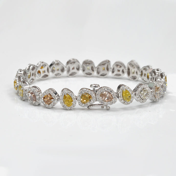 FANCY COLOR DIAMONDS  BRACELET