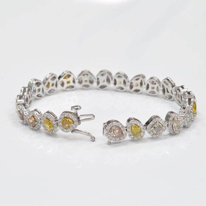 FANCY COLOR DIAMONDS  BRACELET