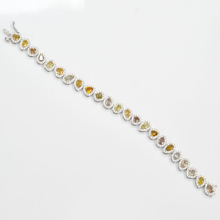 FANCY COLOR DIAMONDS  BRACELET