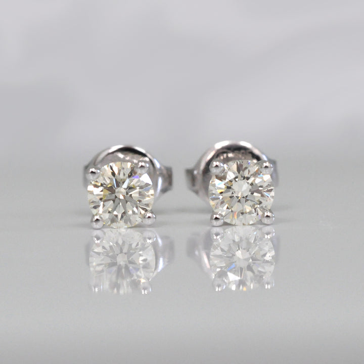 Classic Stud Diamond Earrings