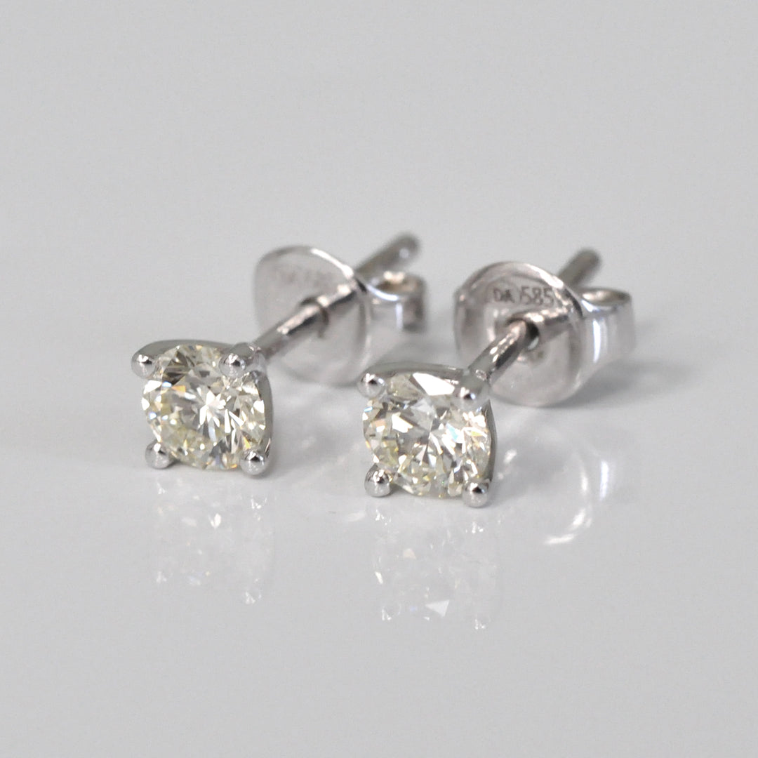 Classic Stud Diamond Earrings