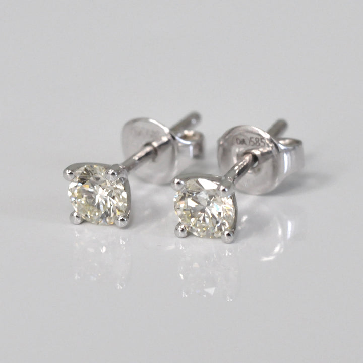 Classic Stud Diamond Earrings