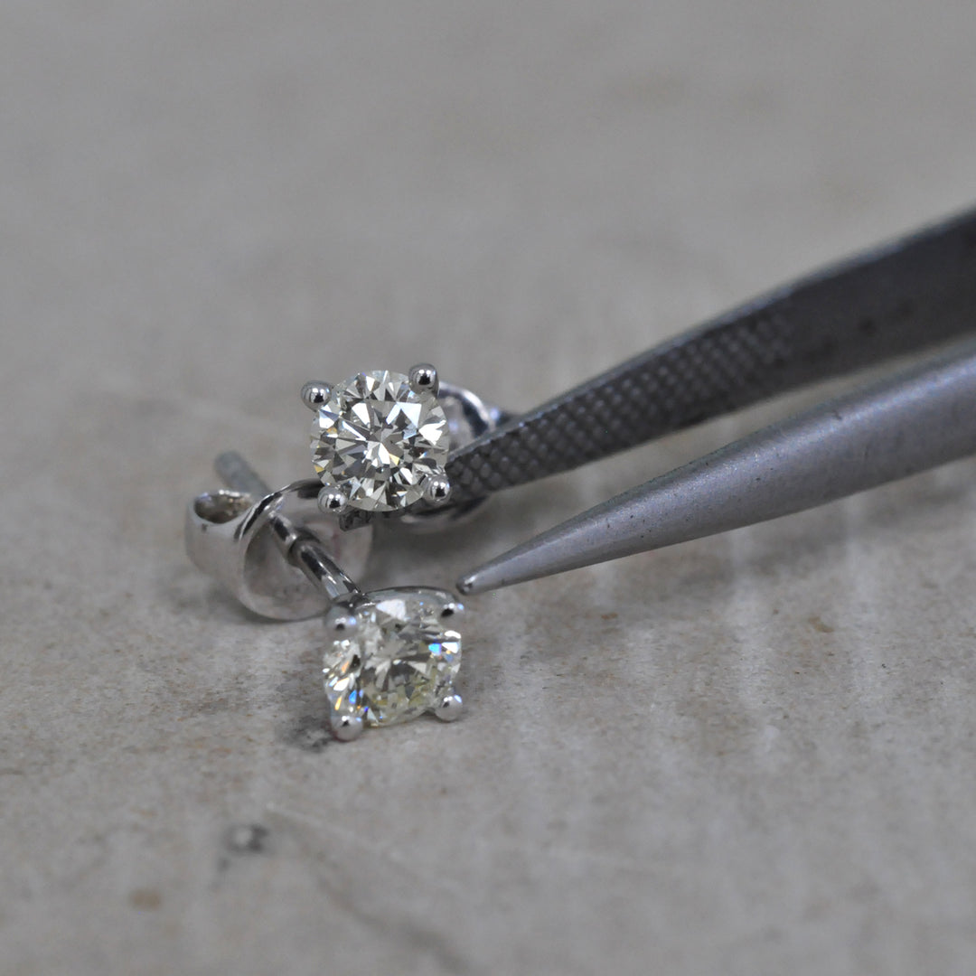 Classic Stud Diamond Earrings