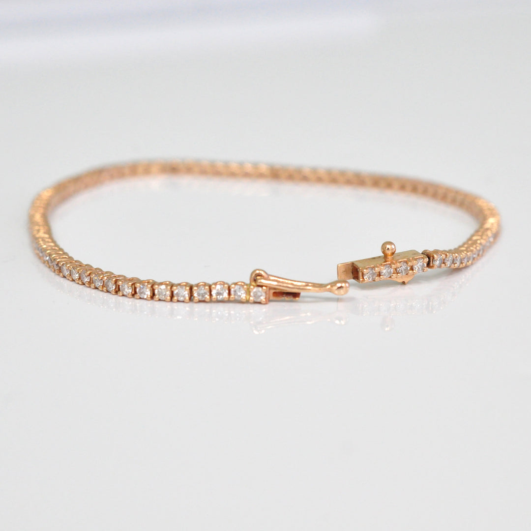 Rose Gold Tennis bracelet (1.3ct. tw.)