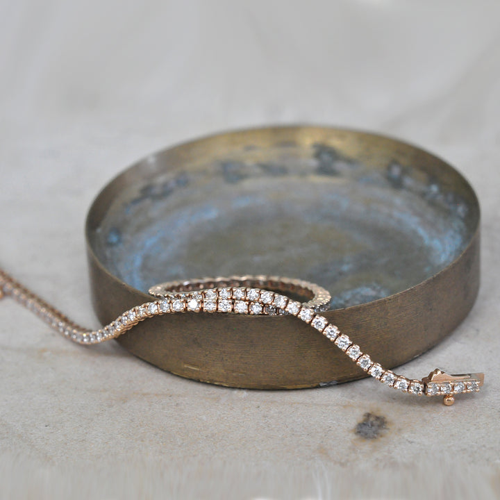 Rose Gold Tennis bracelet (1.3ct. tw.)