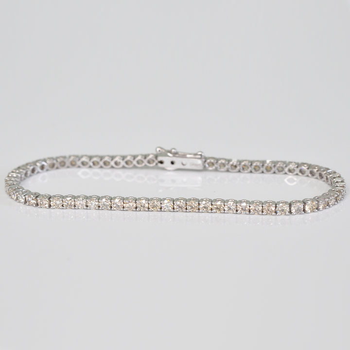 White Gold light brown diamondsTennis bracelet (4.0ct. tw.)