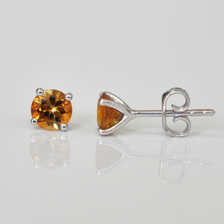 Fancy Tourmaline white gold Stud Earrings