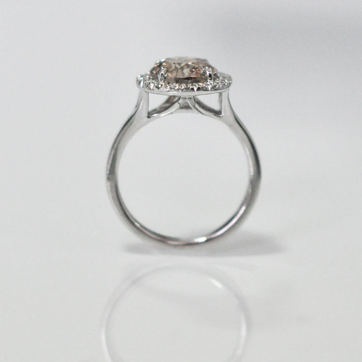 Halo fancy color Diamond Ring