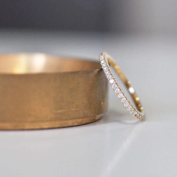 eternity yellow gold ring (0.5 ct. tw.)
