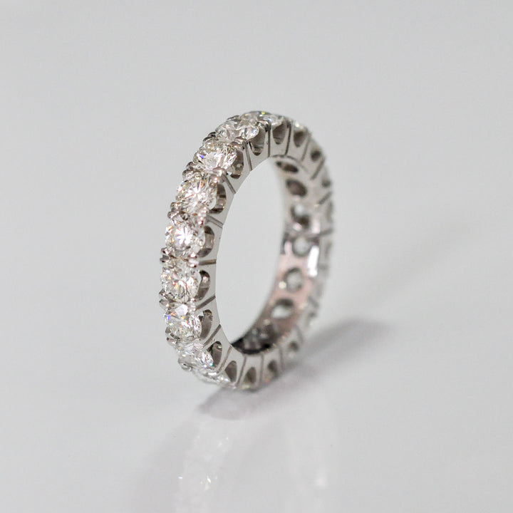 White gold diamonds (3 ct. tw.) eternity ring
