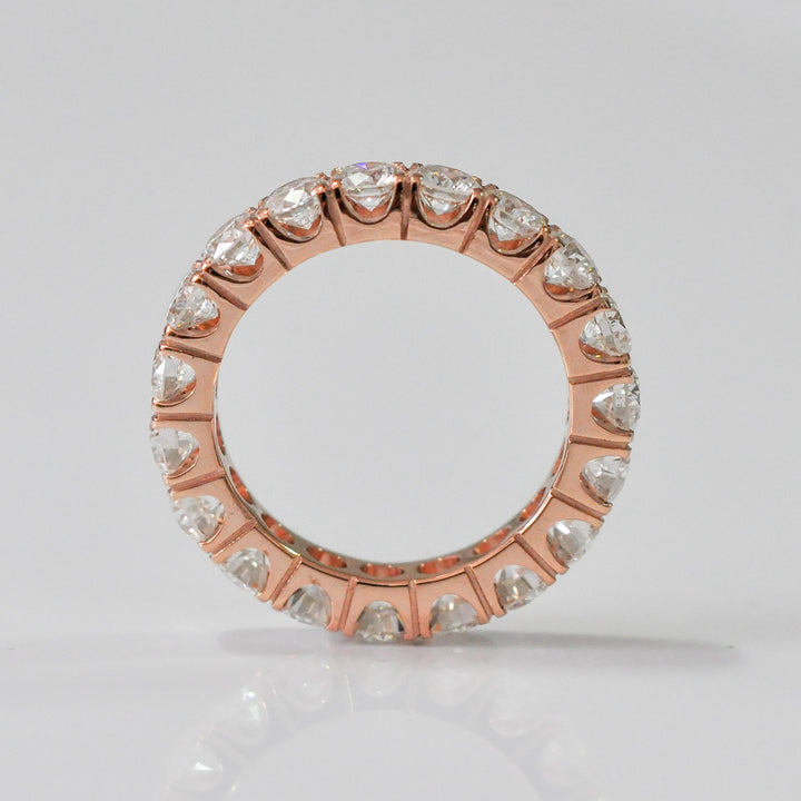 Rose gold diamonds (3 ct. tw.) eternity ring
