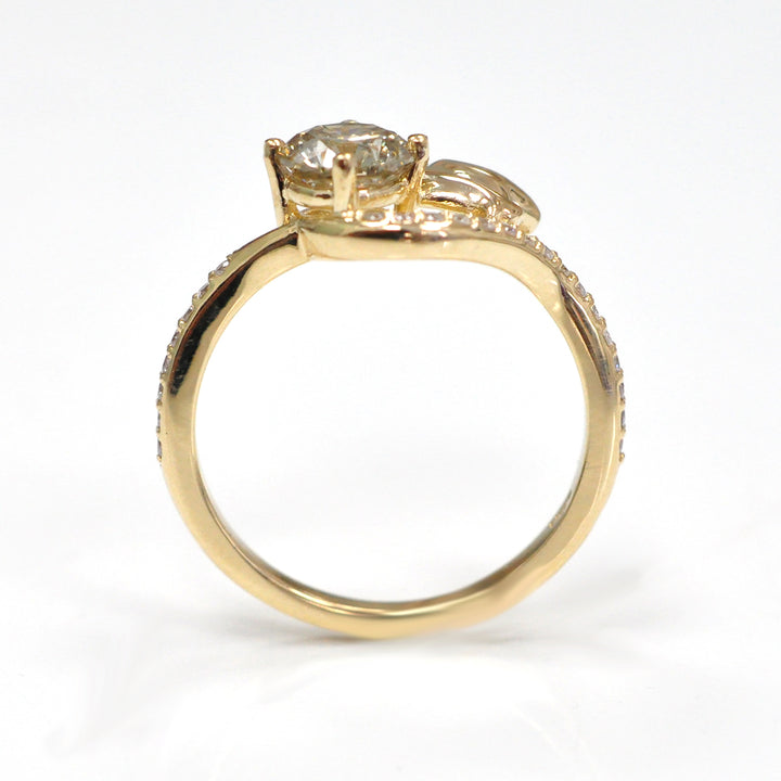 Lovebird Yellow Gold Diamonds ring